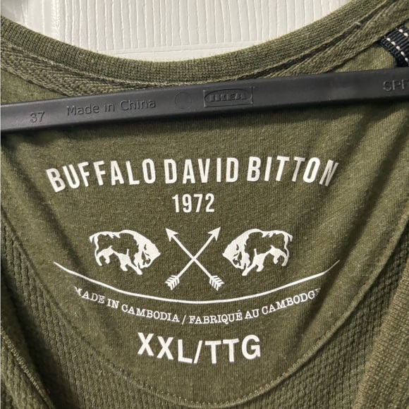 Mens XXL Buffalo David Bitton long sleeve shirt - Picture 2 of 4